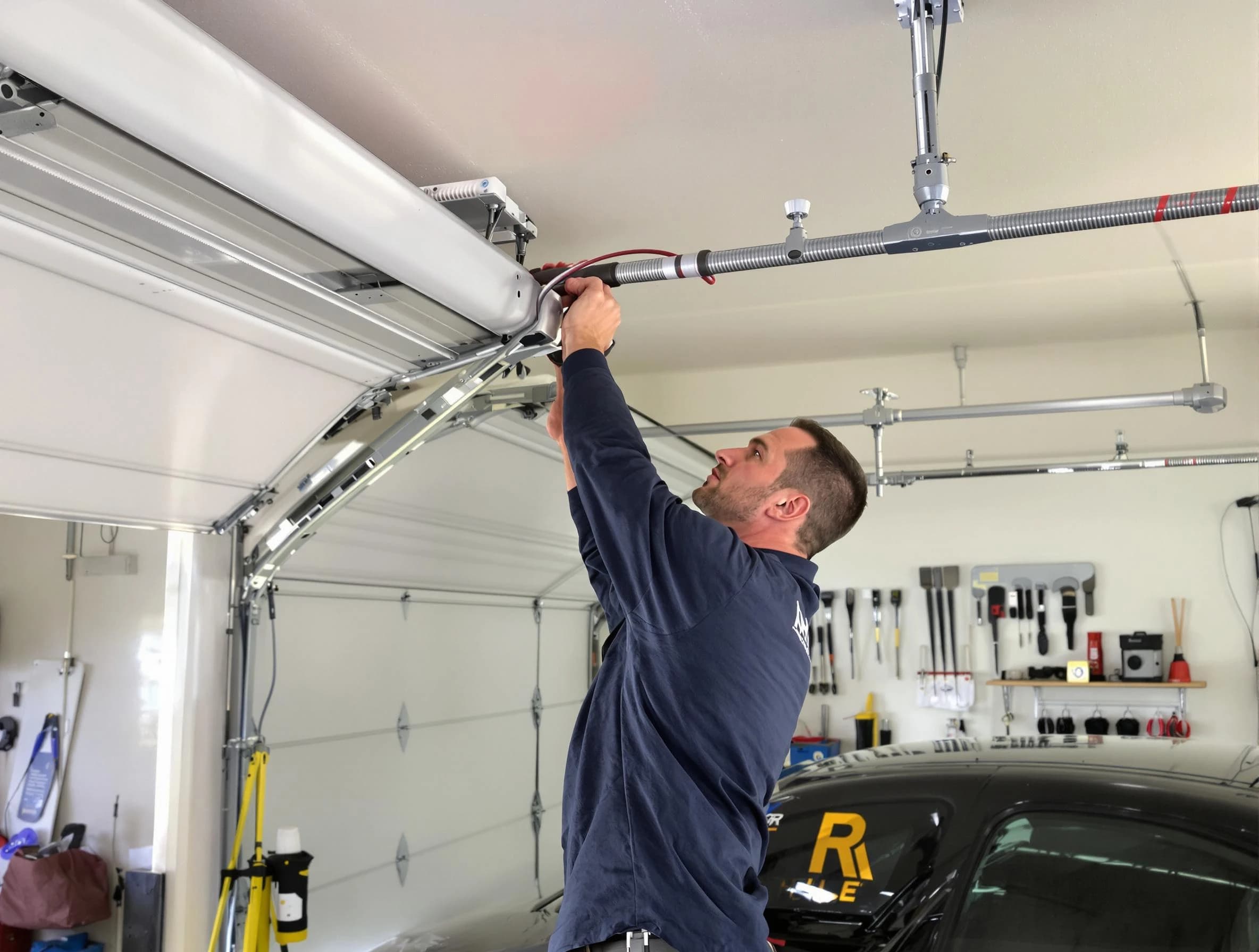 South Valley Garage Door Repair technician performing garage door cable repair in South Valley