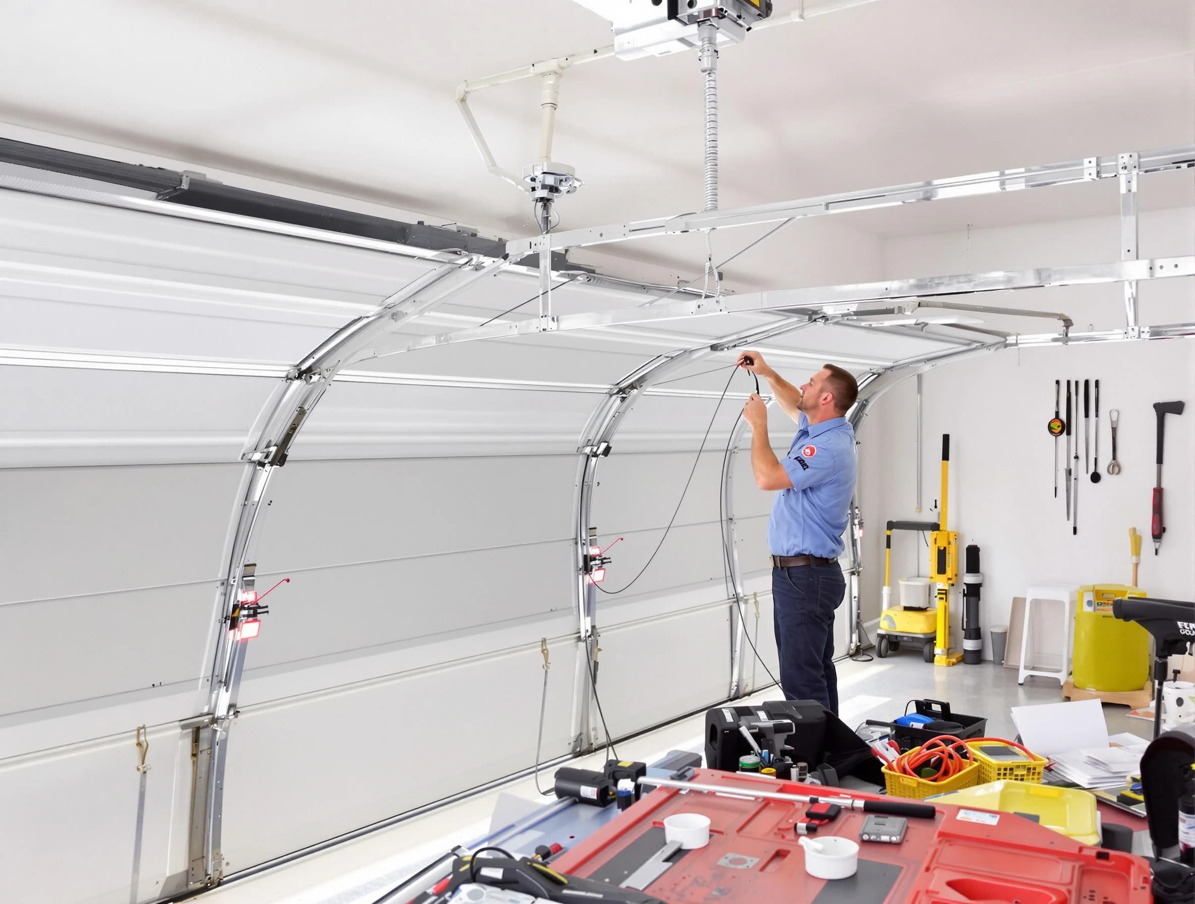 Garage door cable repair service by South Valley Garage Door Repair in South Valley