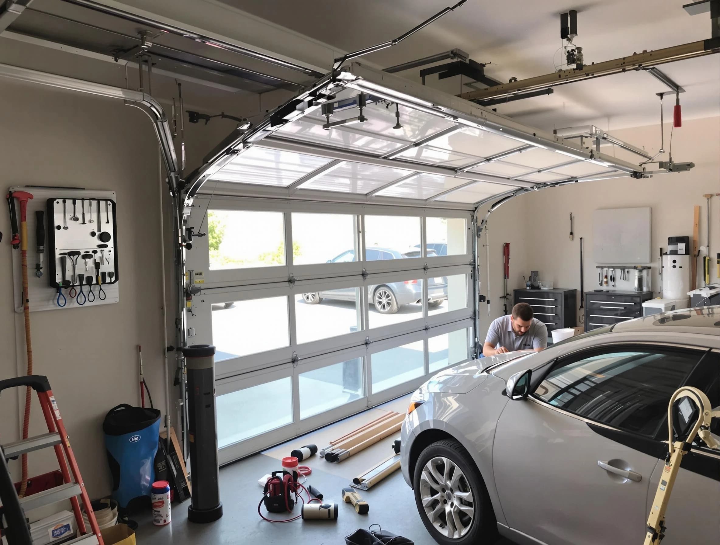 Garage door noise reduction service by South Valley Garage Door Repair in South Valley