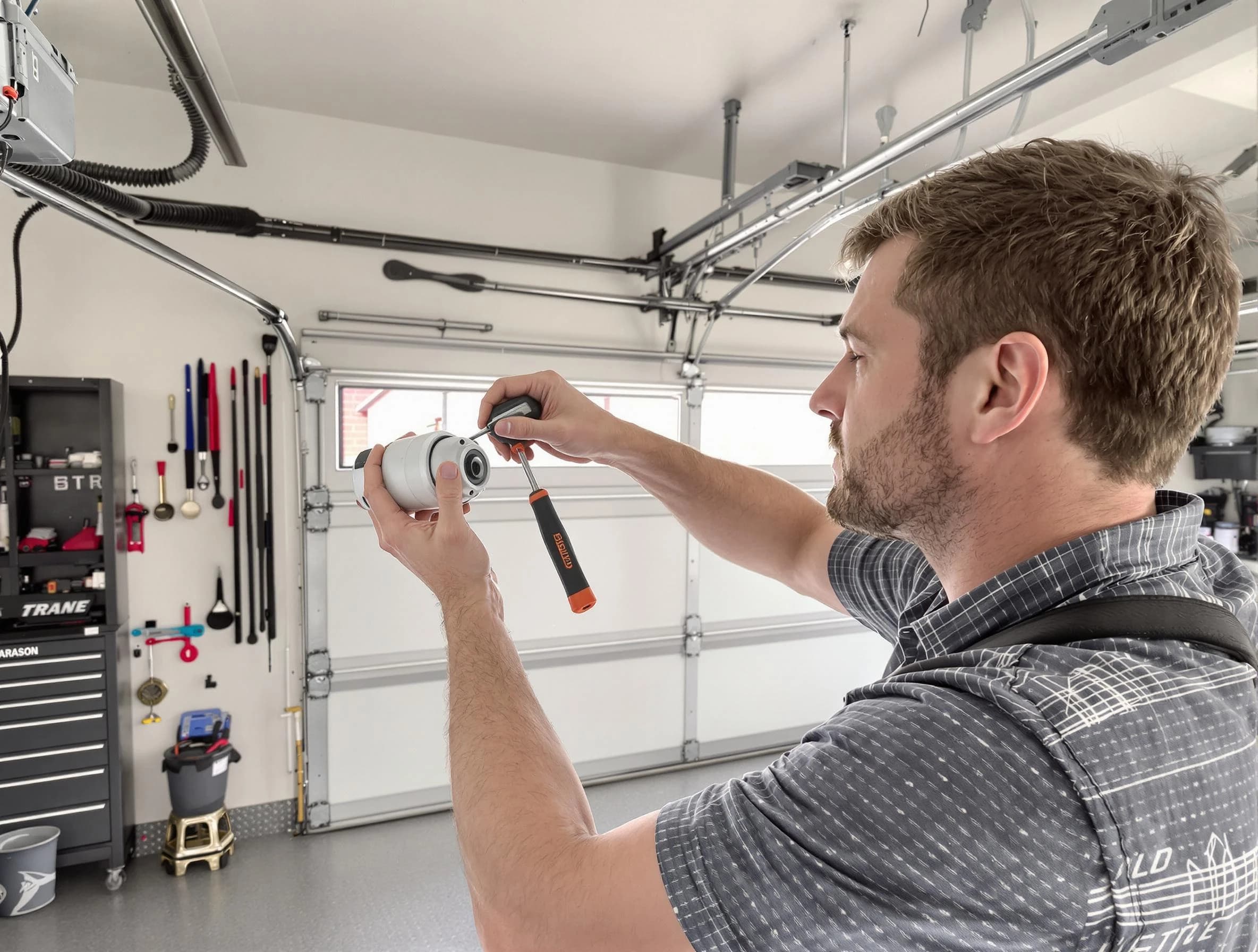 Garage door opener repair service by South Valley Garage Door Repair in South Valley