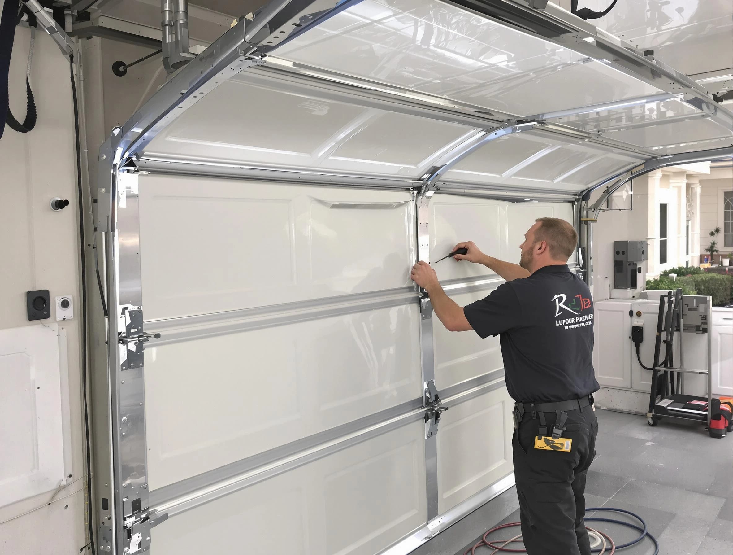 South Valley Garage Door Repair professional performing panel repair in South Valley