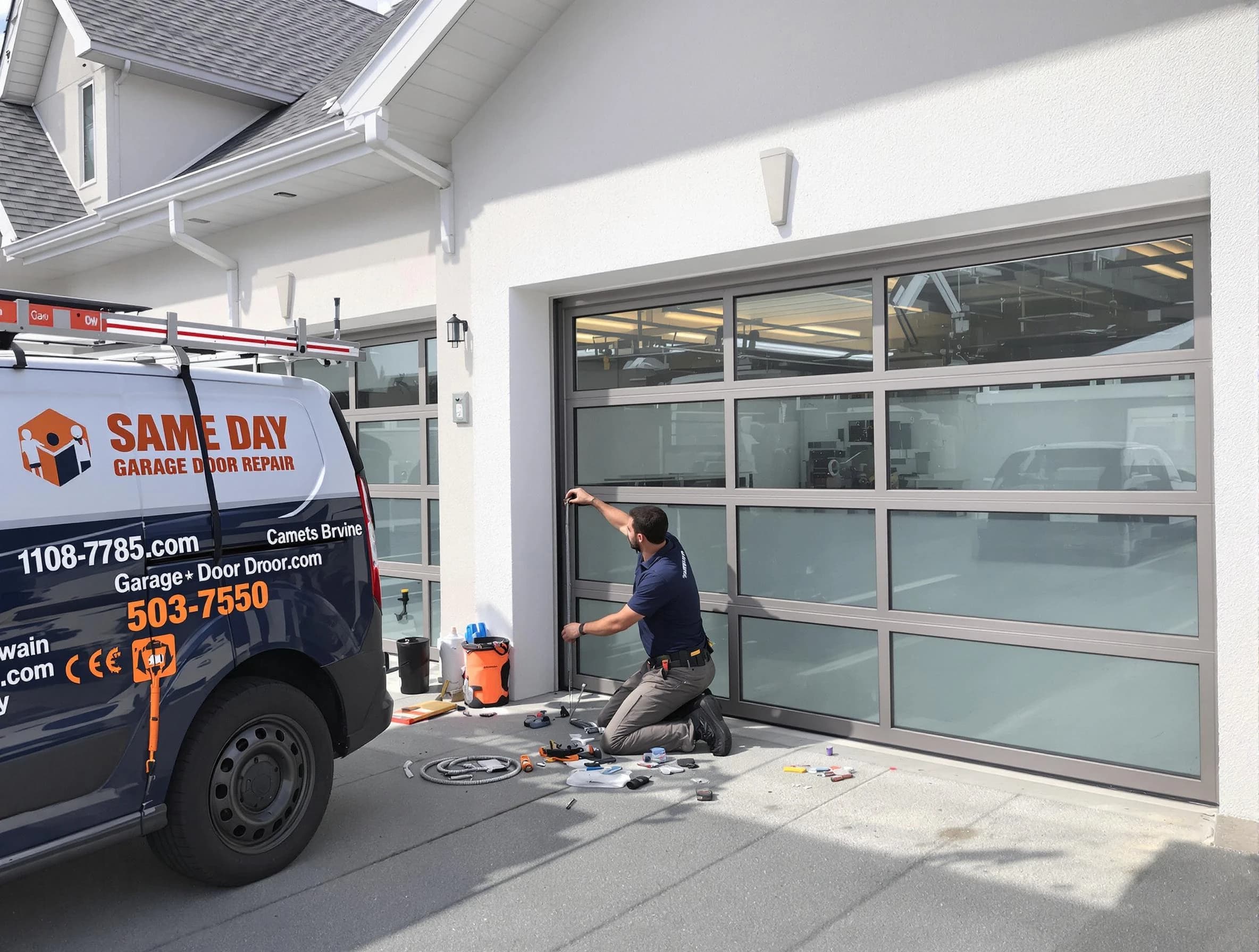 Same-day garage door repair service by South Valley Garage Door Repair in South Valley