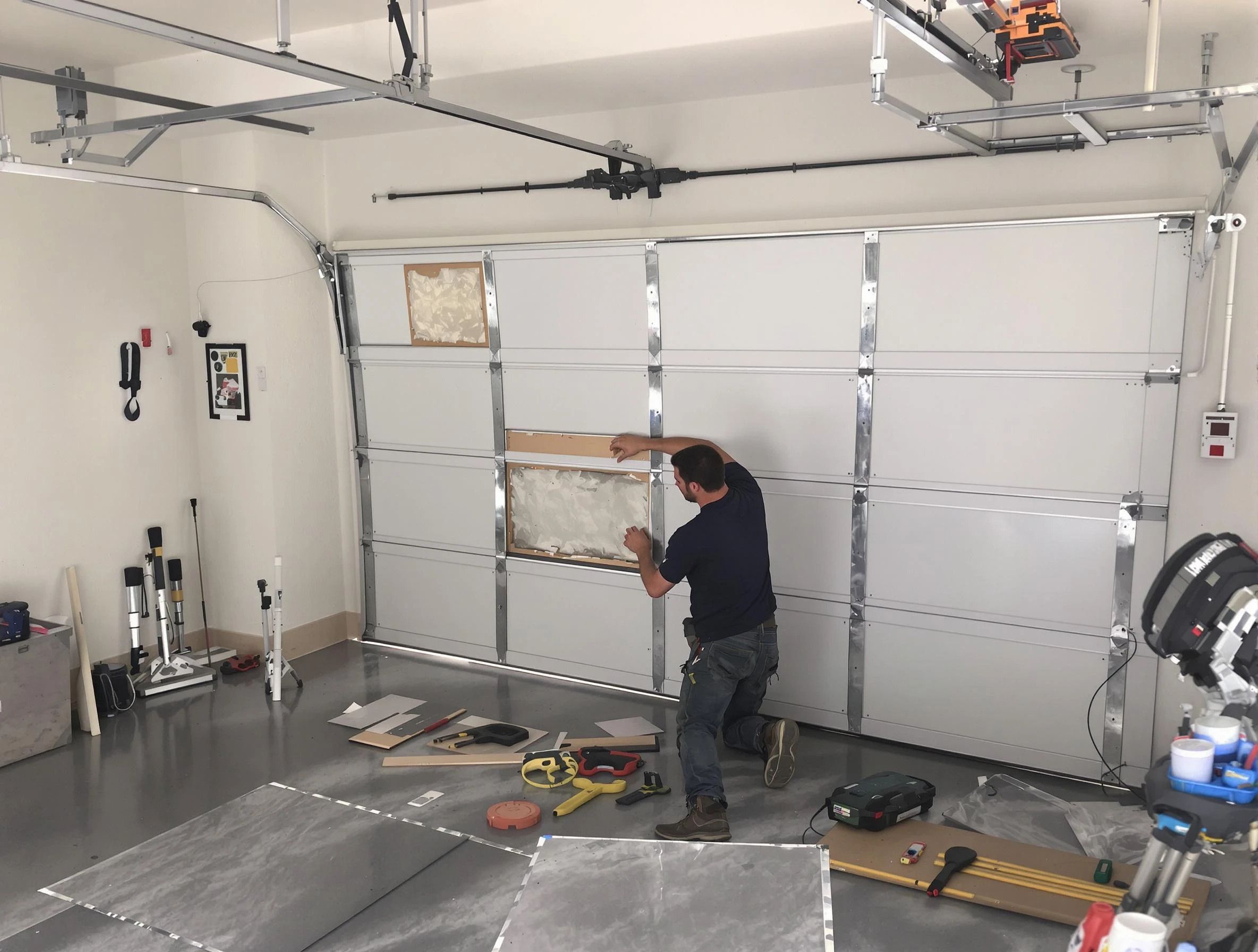 Garage Door Panel Repair in South Valley