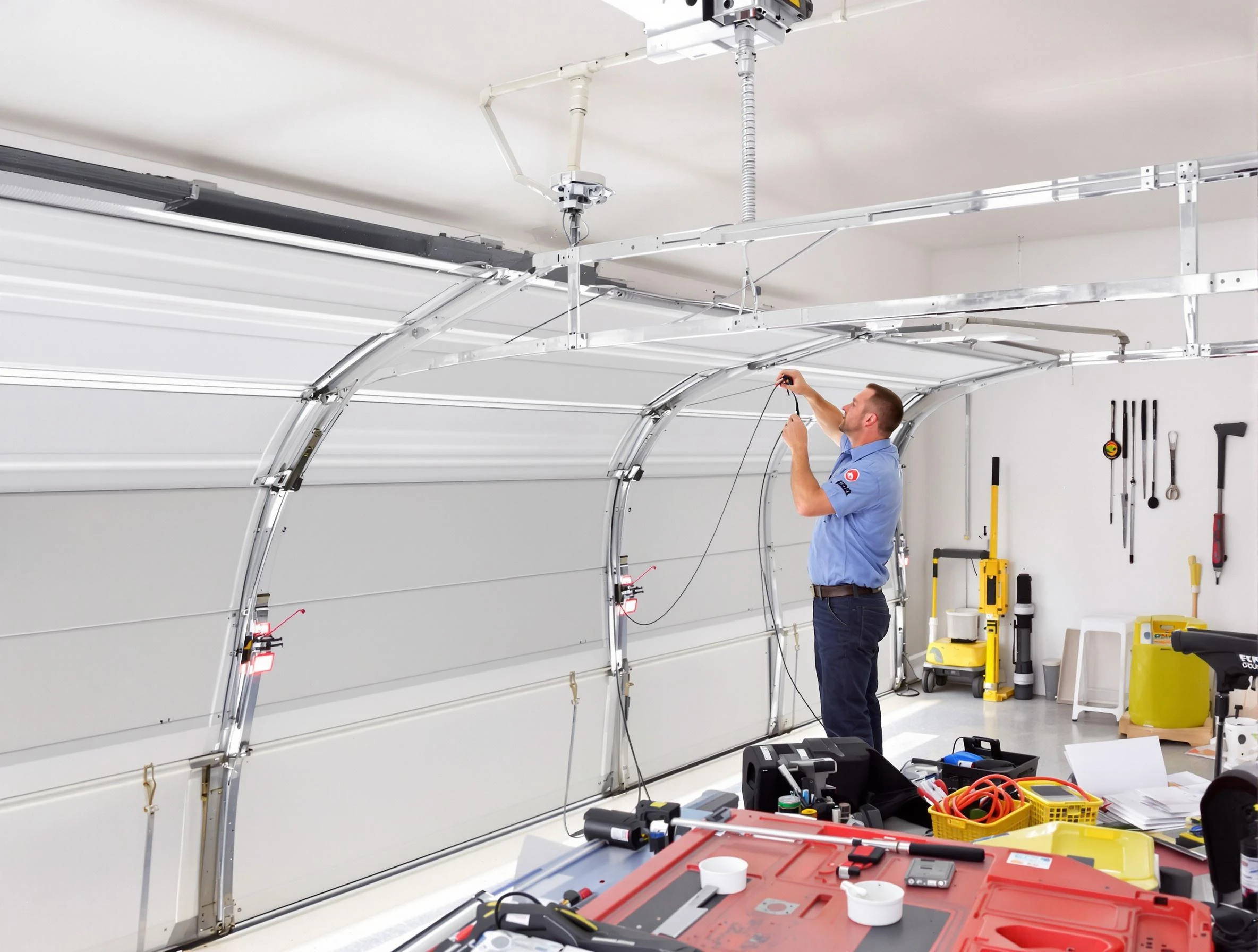 Garage door cable repair service by South Valley Garage Door Repair in South Valley