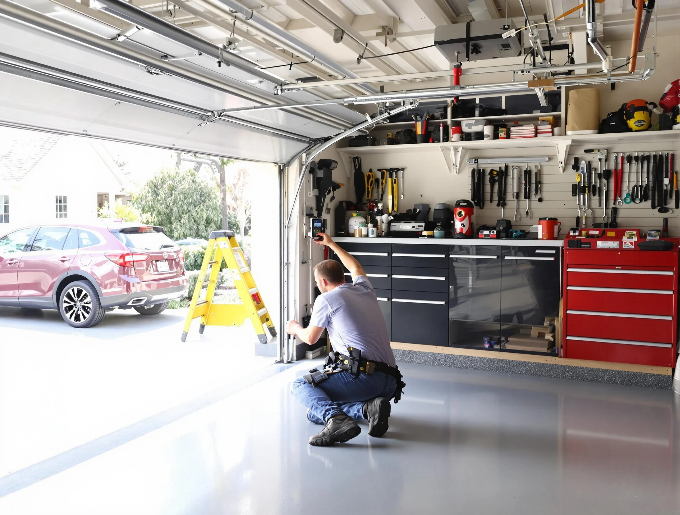 Local garage door repair service by South Valley Garage Door Repair in South Valley