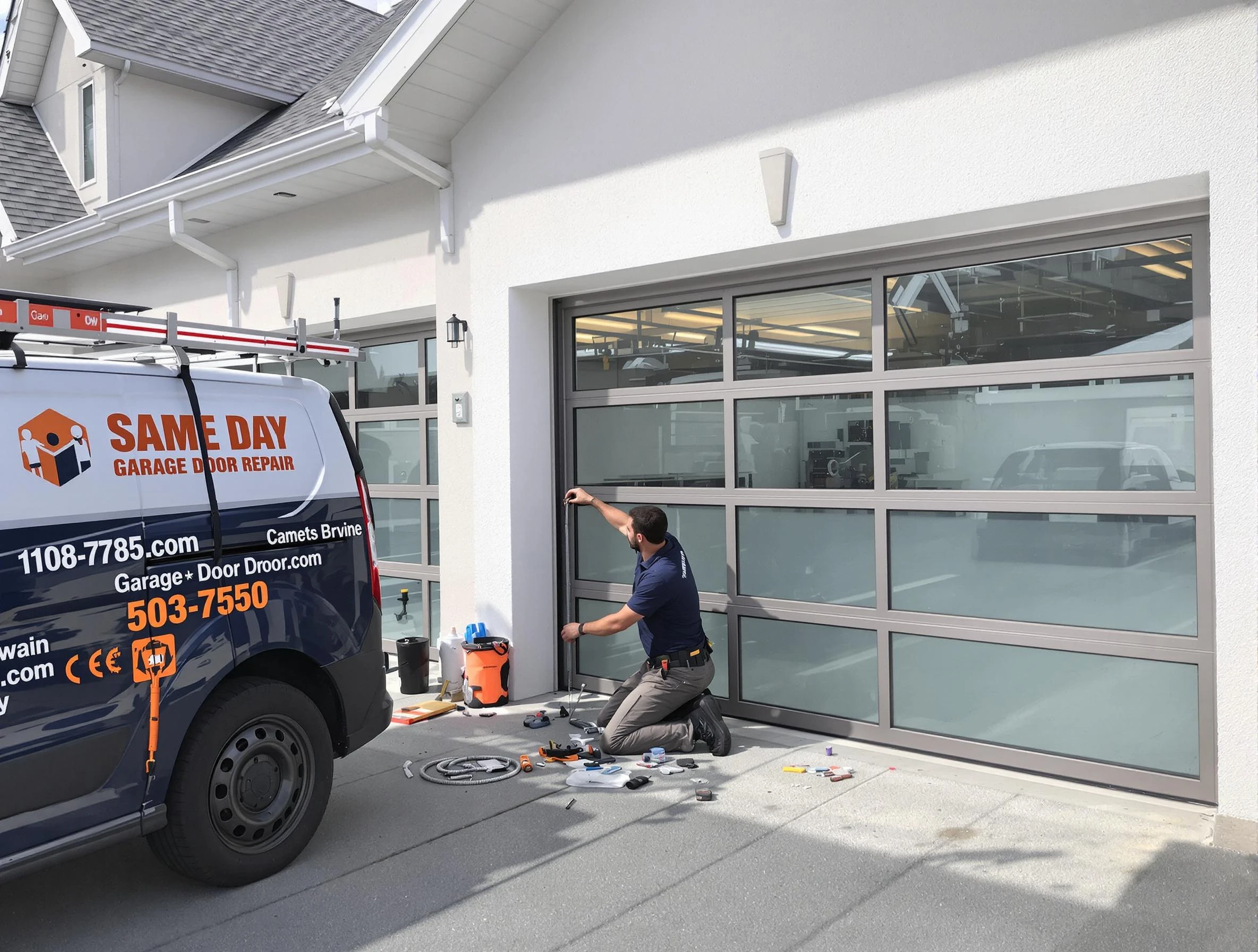 Same-day garage door repair service by South Valley Garage Door Repair in South Valley